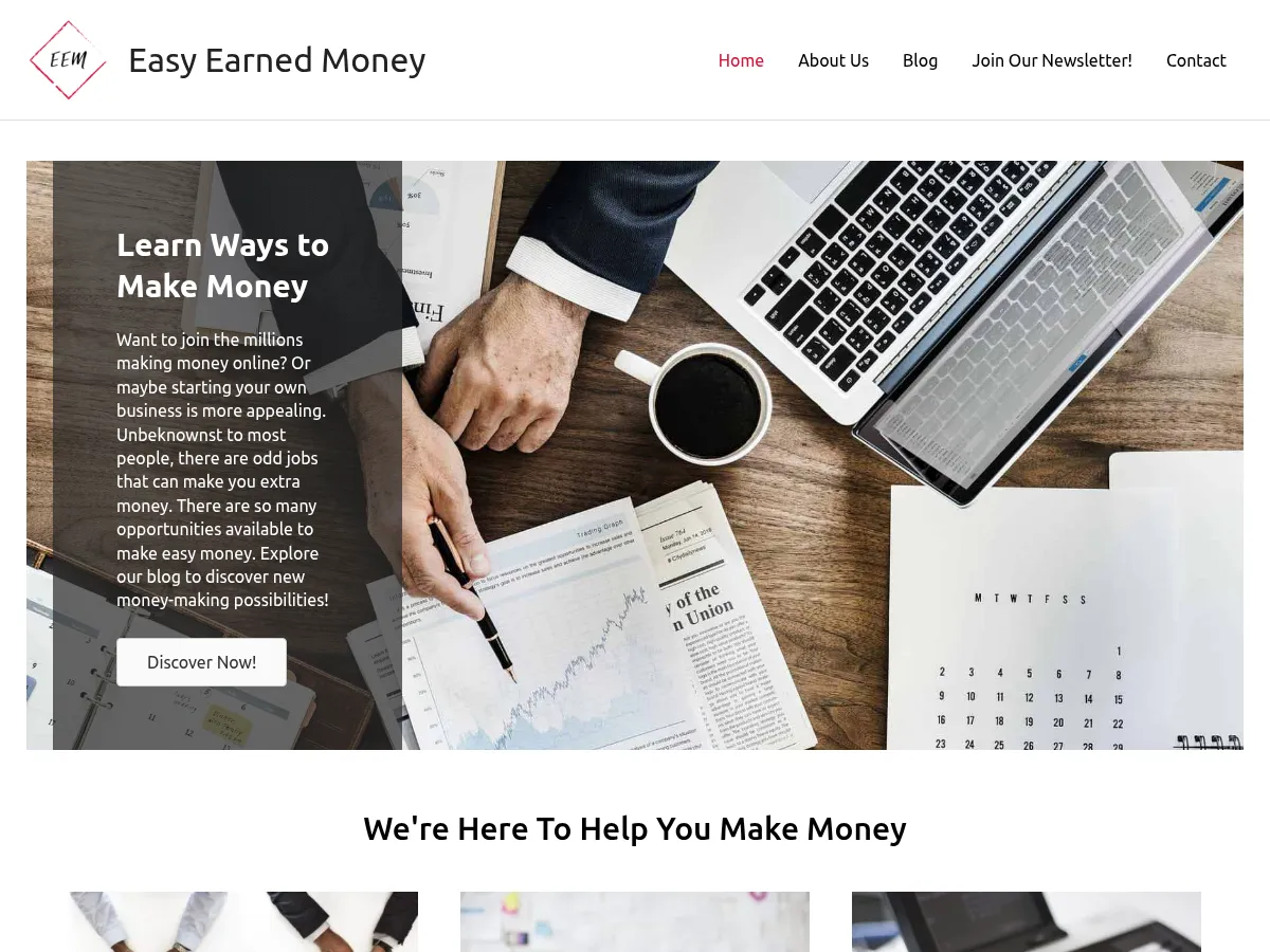 Easy Earned Money Screenshot