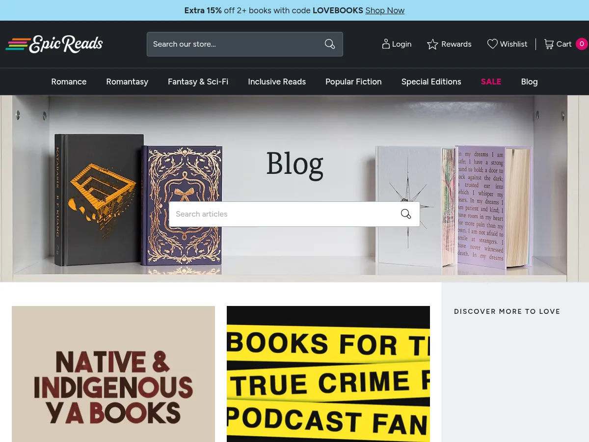 Epic Reads Screenshot