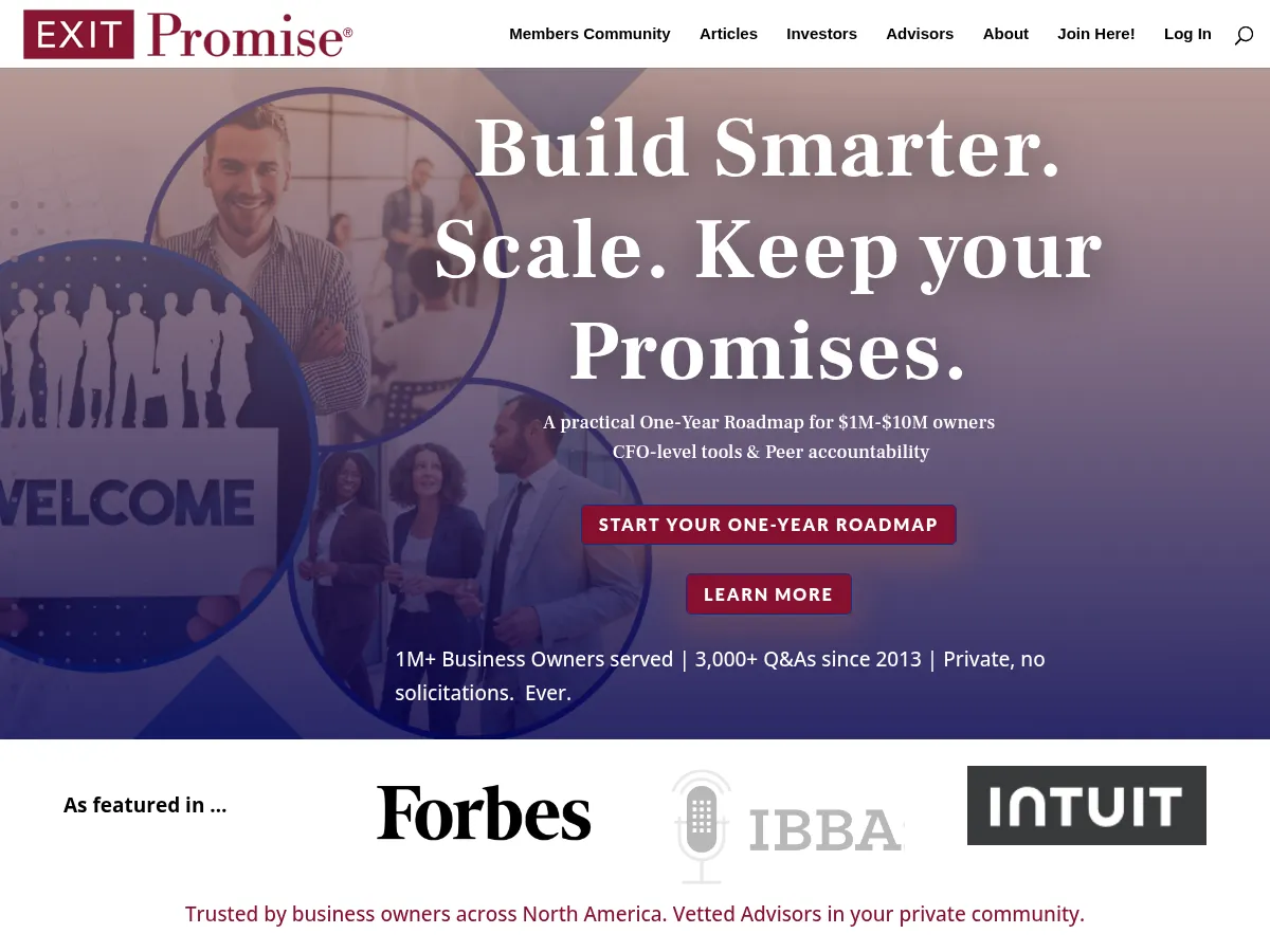 Exit Promise Screenshot