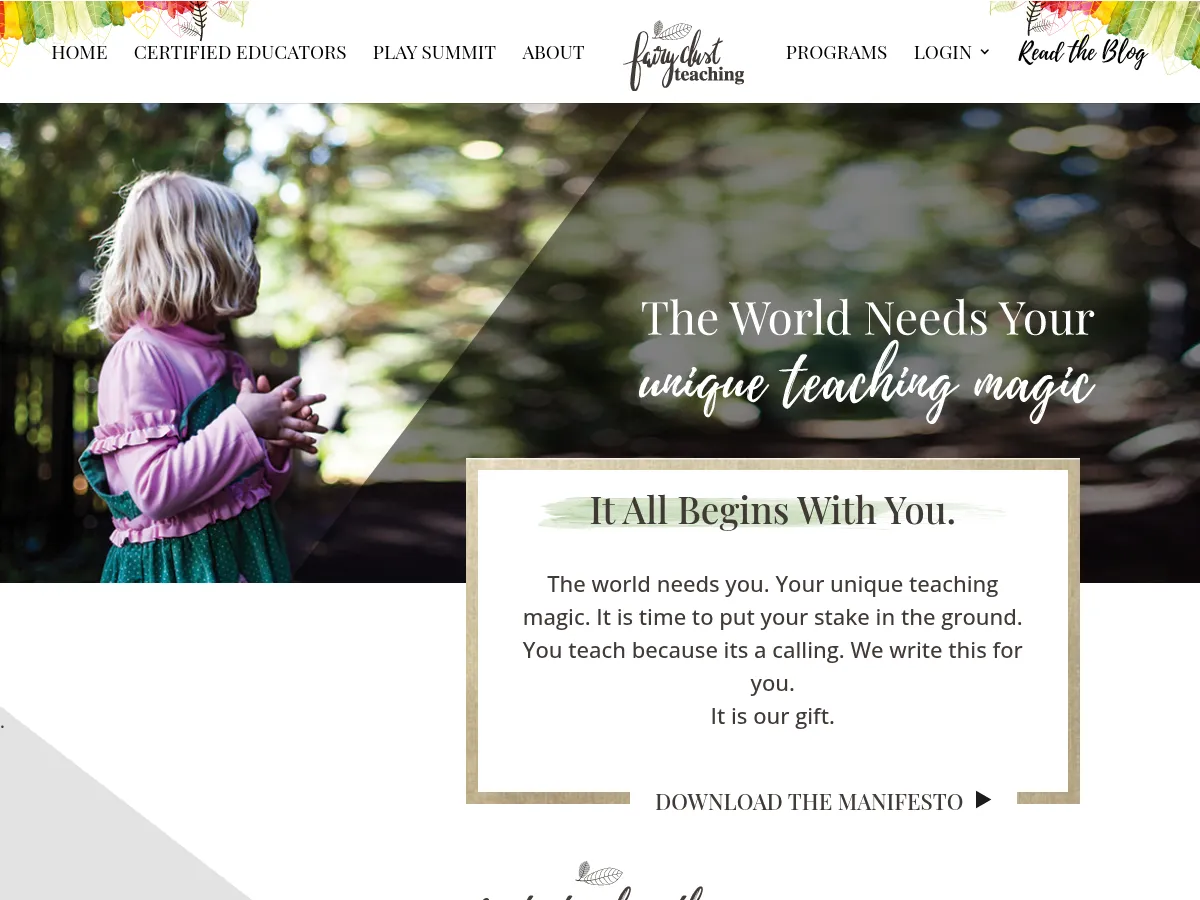 Fairy Dust Teaching Screenshot