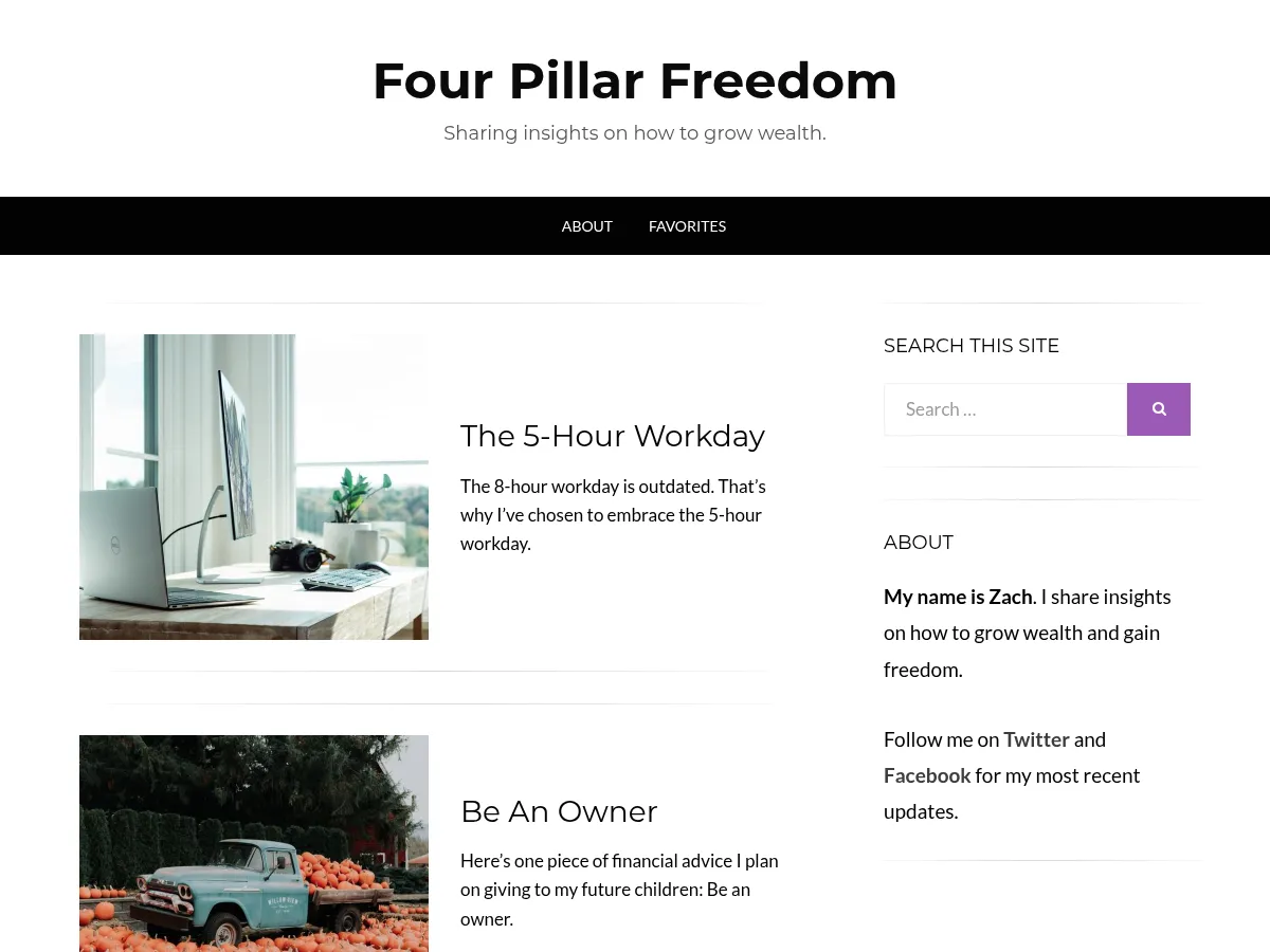 Four Pillar Freedom