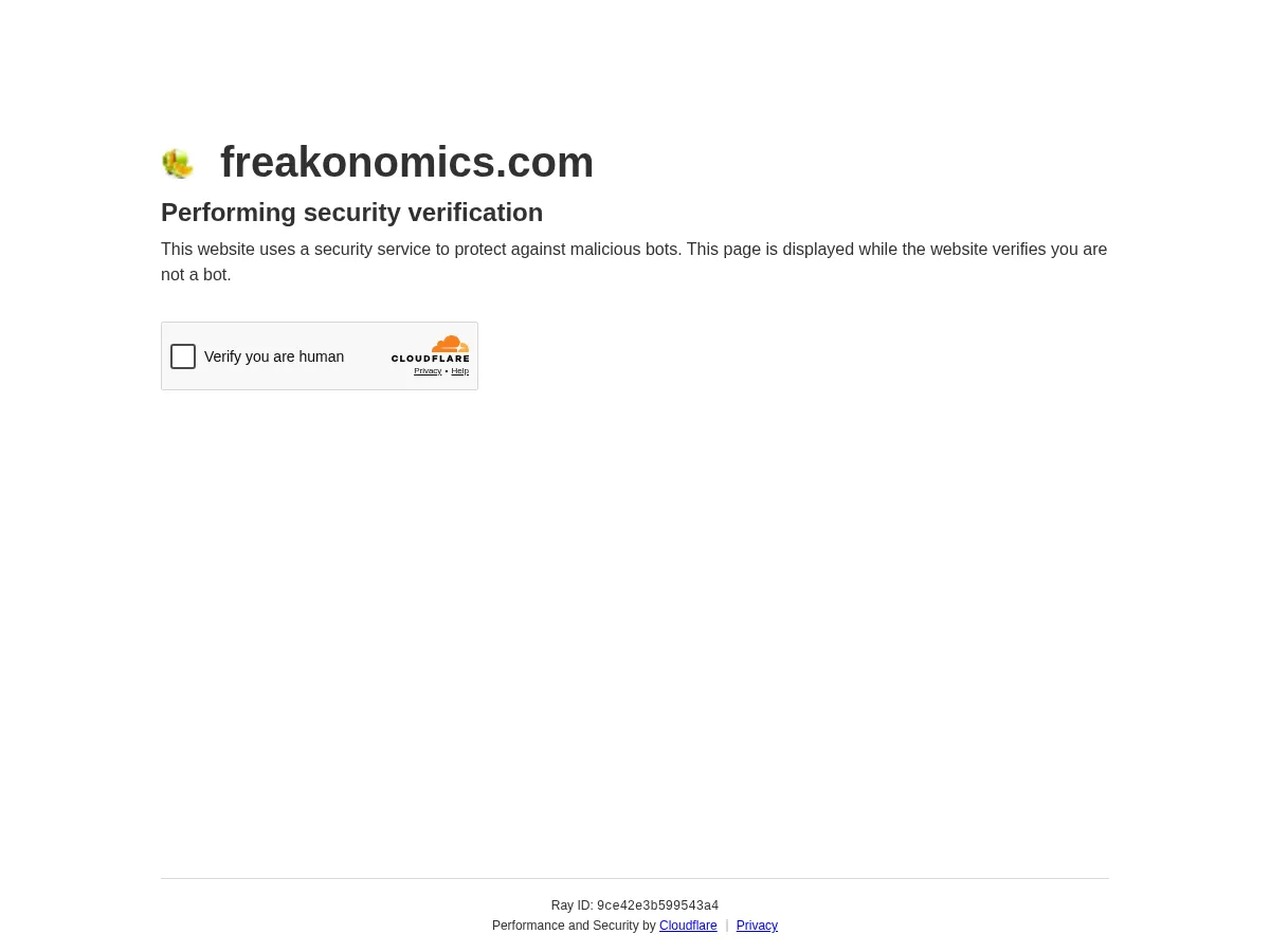 Freakonomics Screenshot