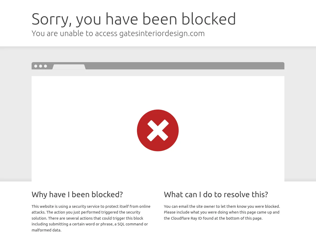 Gates Interior Design Screenshot