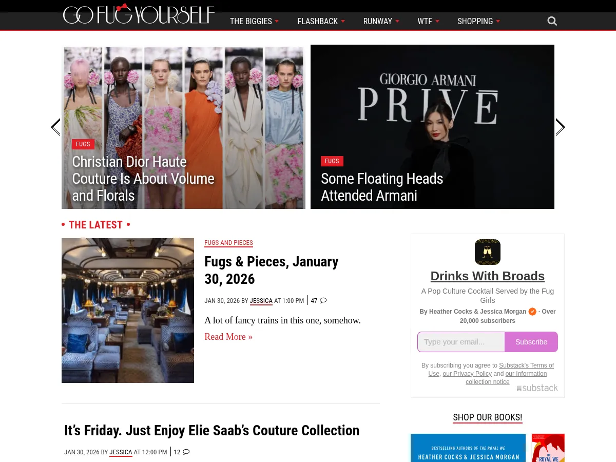 Go Fug Yourself Screenshot