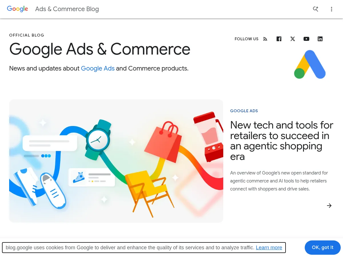 Google Ads & Commerce Blog Screenshot