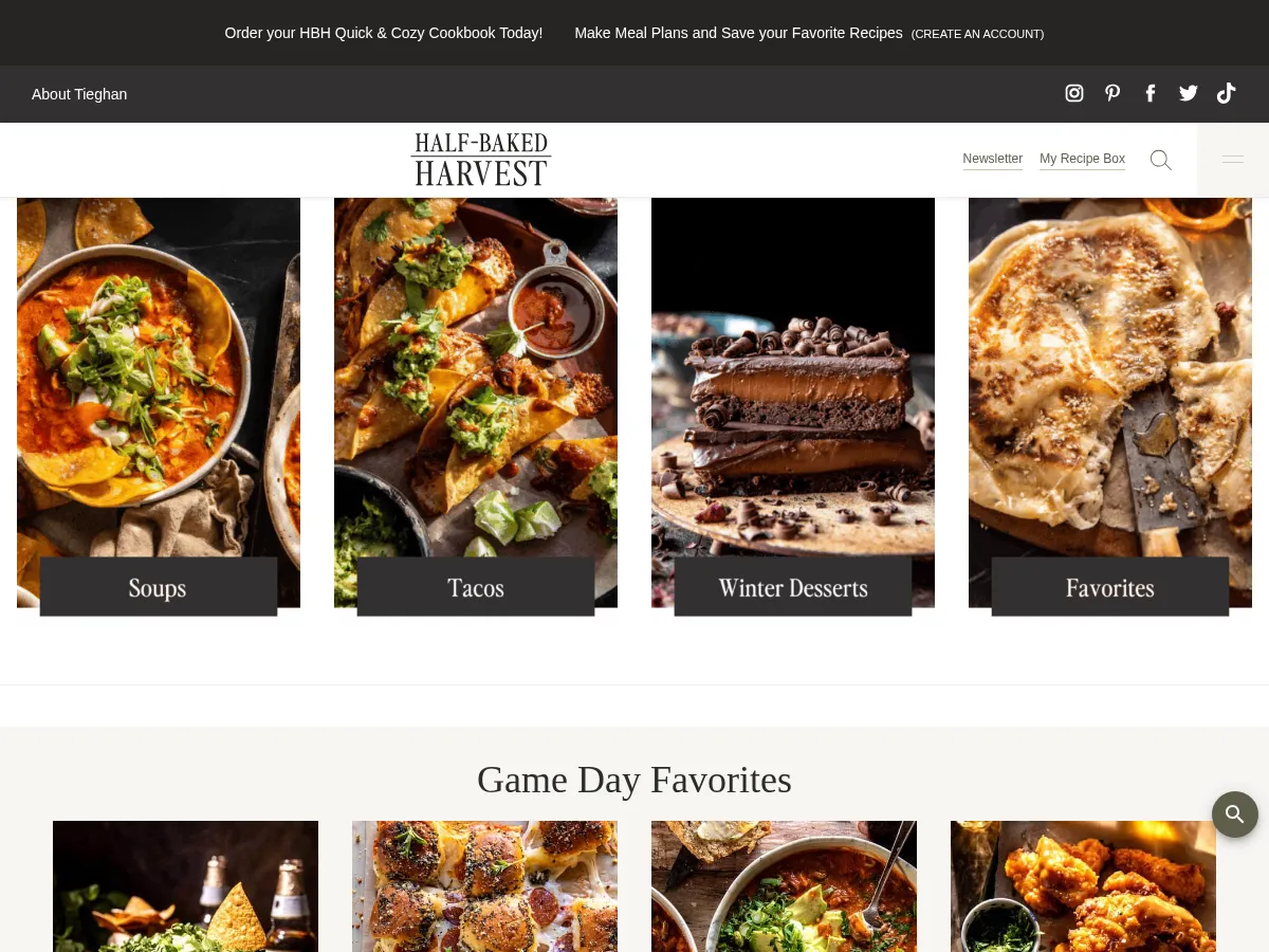 Half Baked Harvest Screenshot