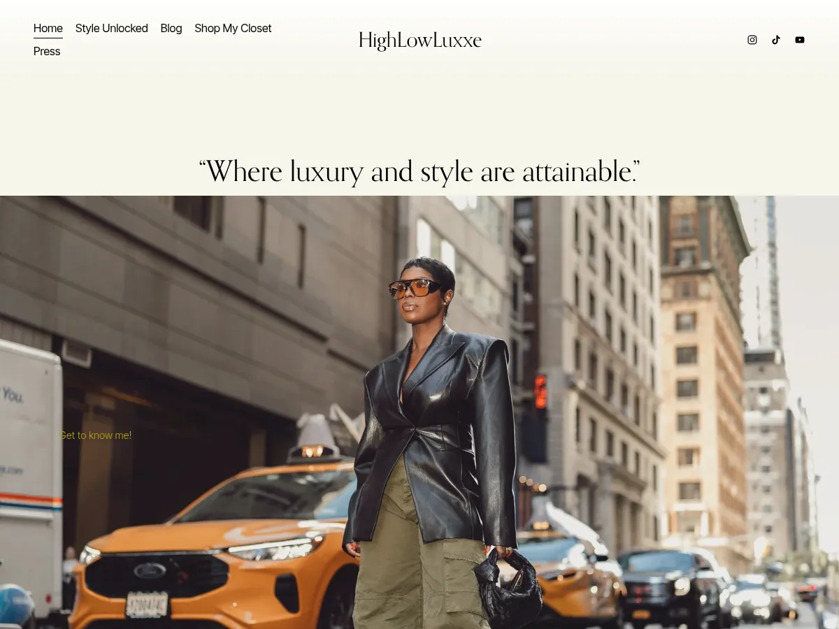 High Low Luxxe Screenshot