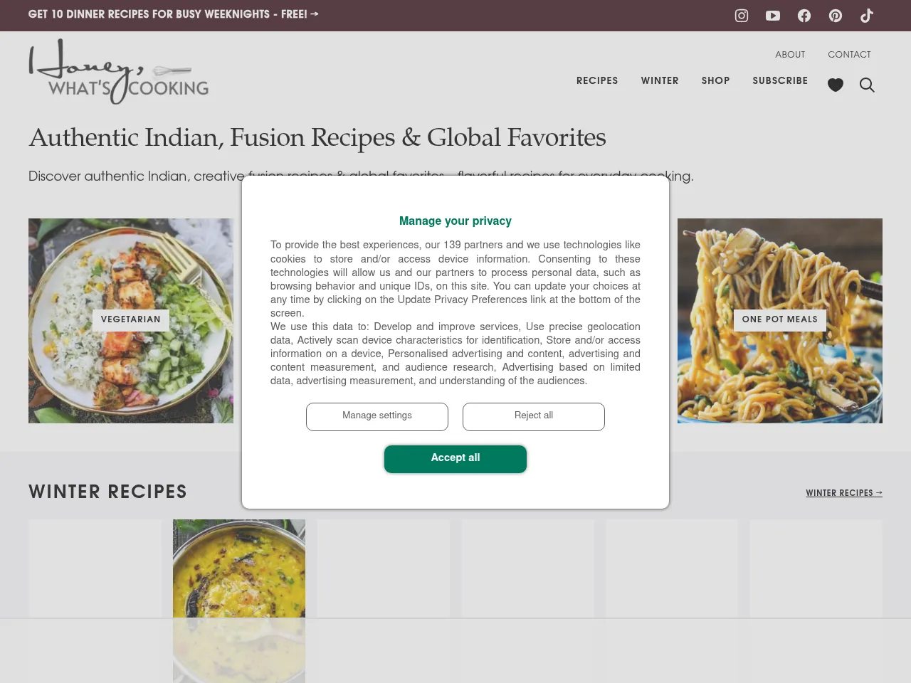 Honey, What's Cooking