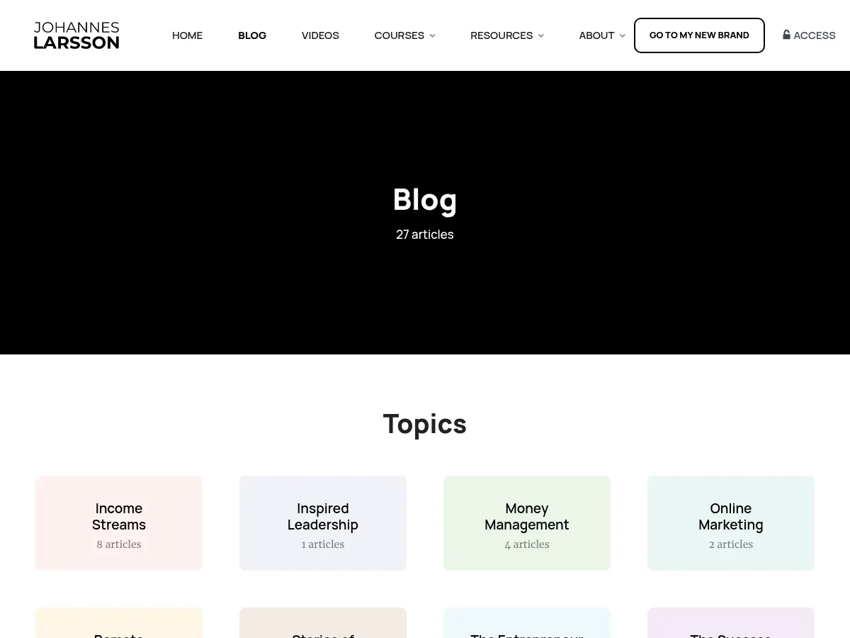 Johannes Larsson Screenshot