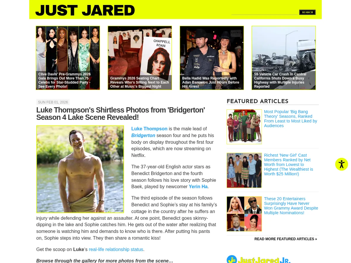Just Jared Screenshot