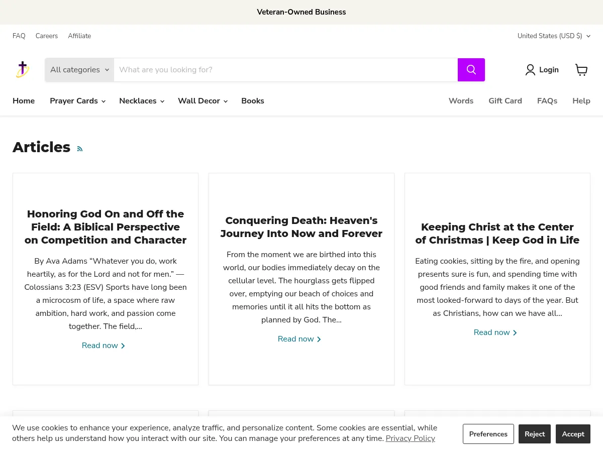 Keep God in Life Blog Screenshot