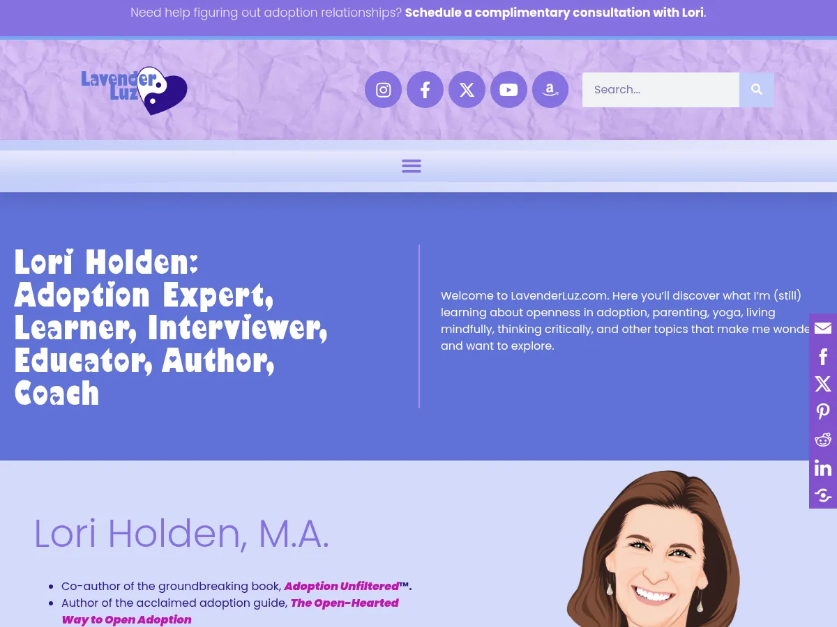 Lavender Luz Screenshot