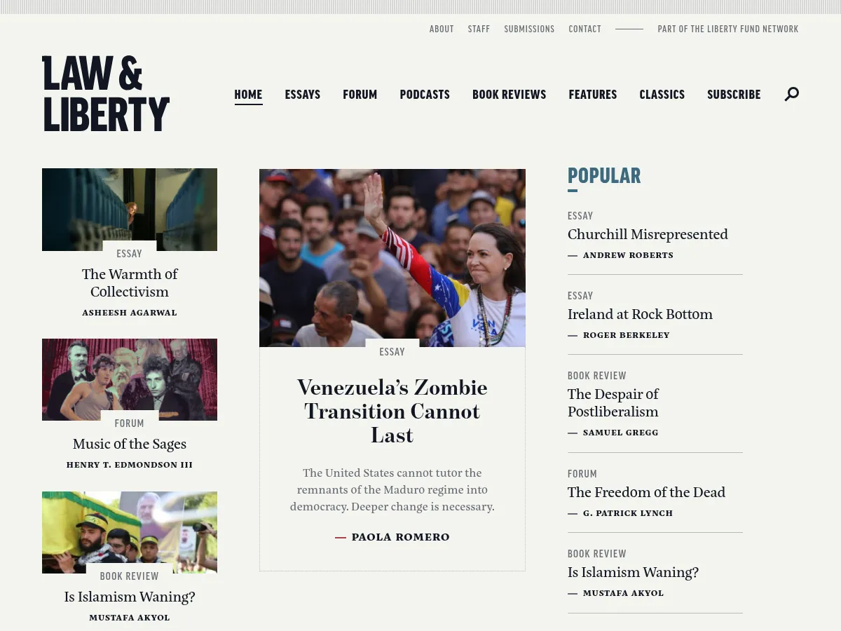 Law & Liberty Screenshot