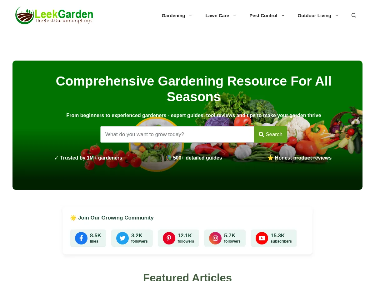 Leek Garden Screenshot