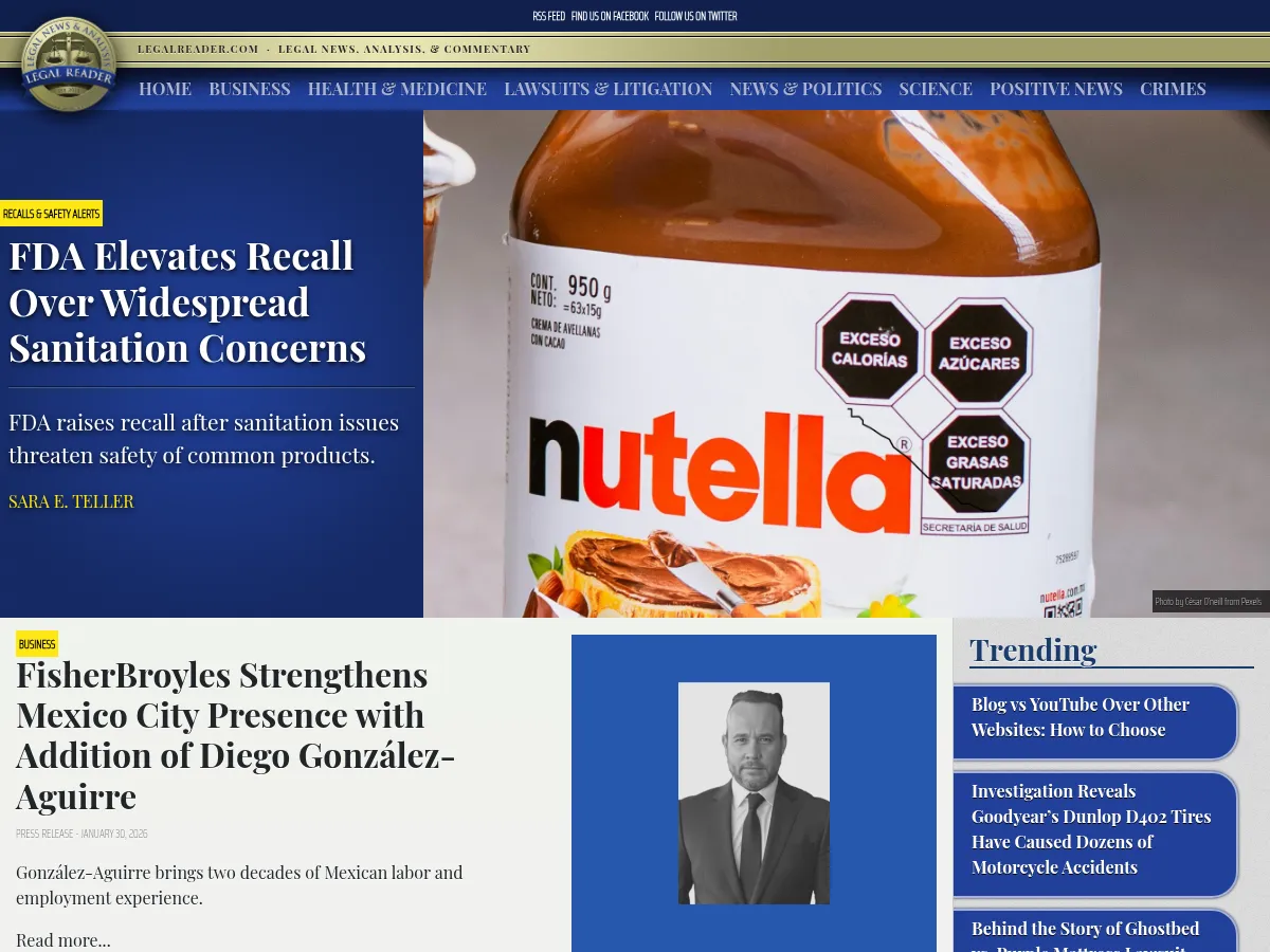 Legal Reader Screenshot