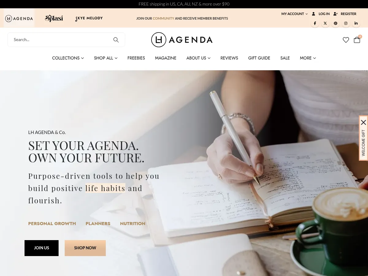 LH Agenda Screenshot